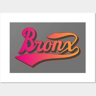 New York Bronx, New York Bronx Schriftzug, Bronx Logo Posters and Art